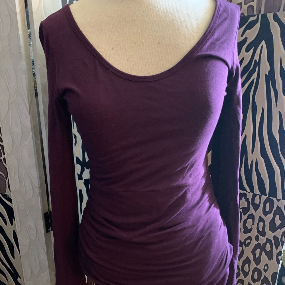 Maroon, fitted, off shoulder dress